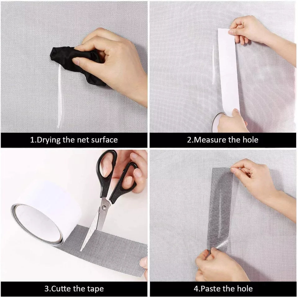 Mesh Roll Tape Window Screen Repair Patch