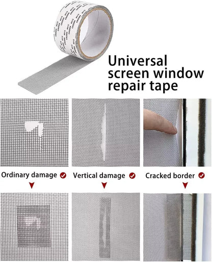 Mesh Roll Tape Window Screen Repair Patch