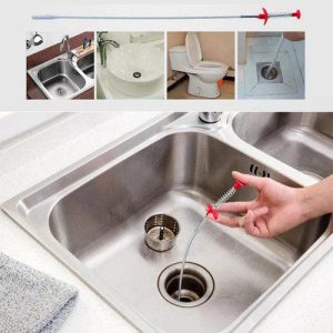 Stainless Steel Sink Wire Hair Catcher & Drain Cleaner