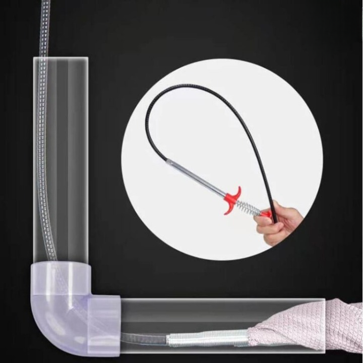 Stainless Steel Sink Wire Hair Catcher & Drain Cleaner