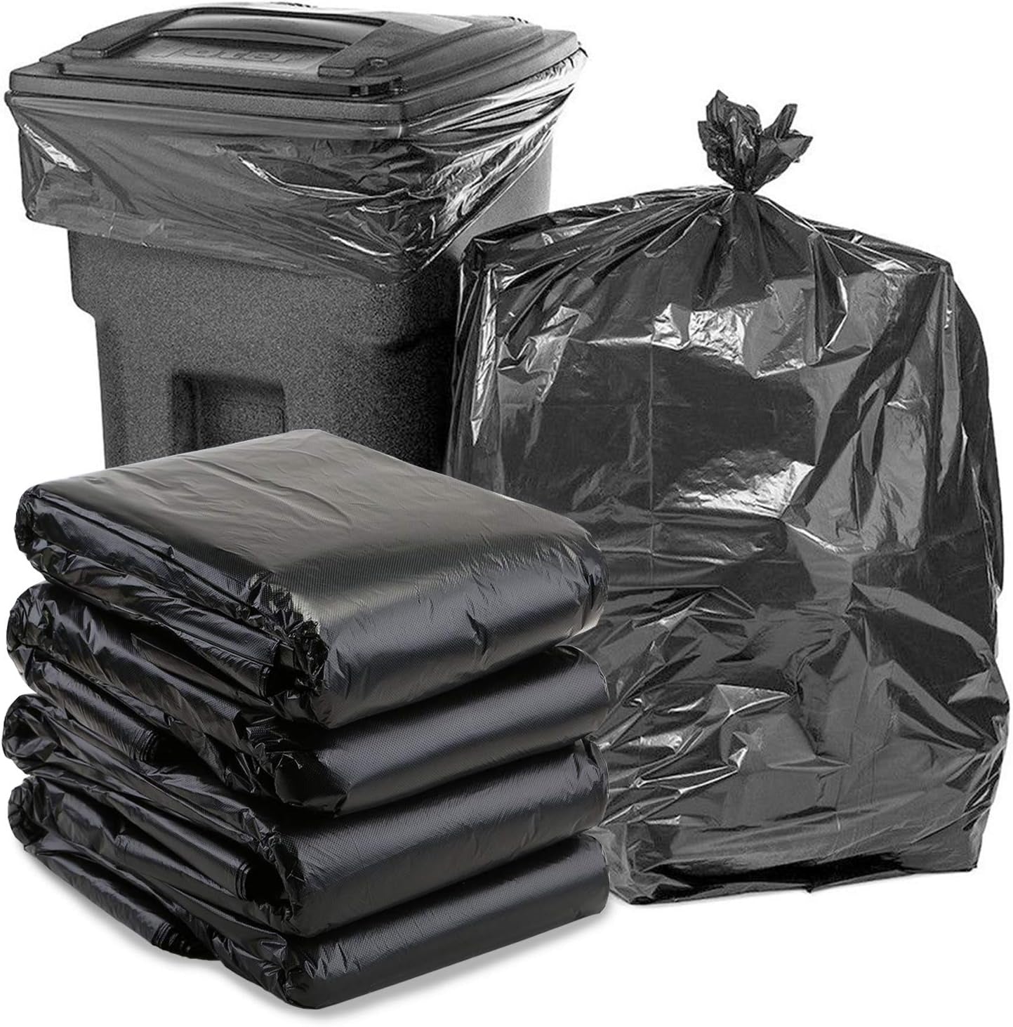 Black Garbage Bags Roll – Leak Proof