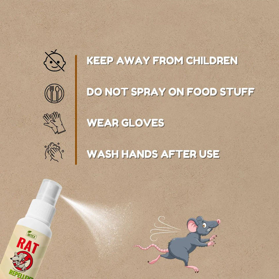 Rat Repeller Spray - Eco-friendly