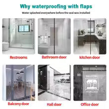 Premium Silicone Door Draft Stopper &amp; Window Seal Strip